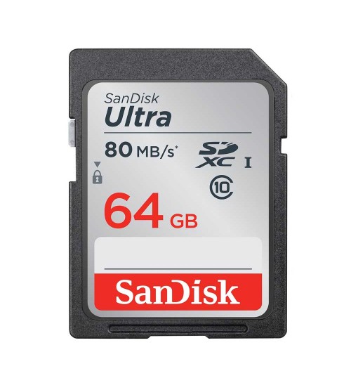 SDSDUNC-064G SanDisk Ultra SDXC UHS-I Class 10 80MB/s 64GB 